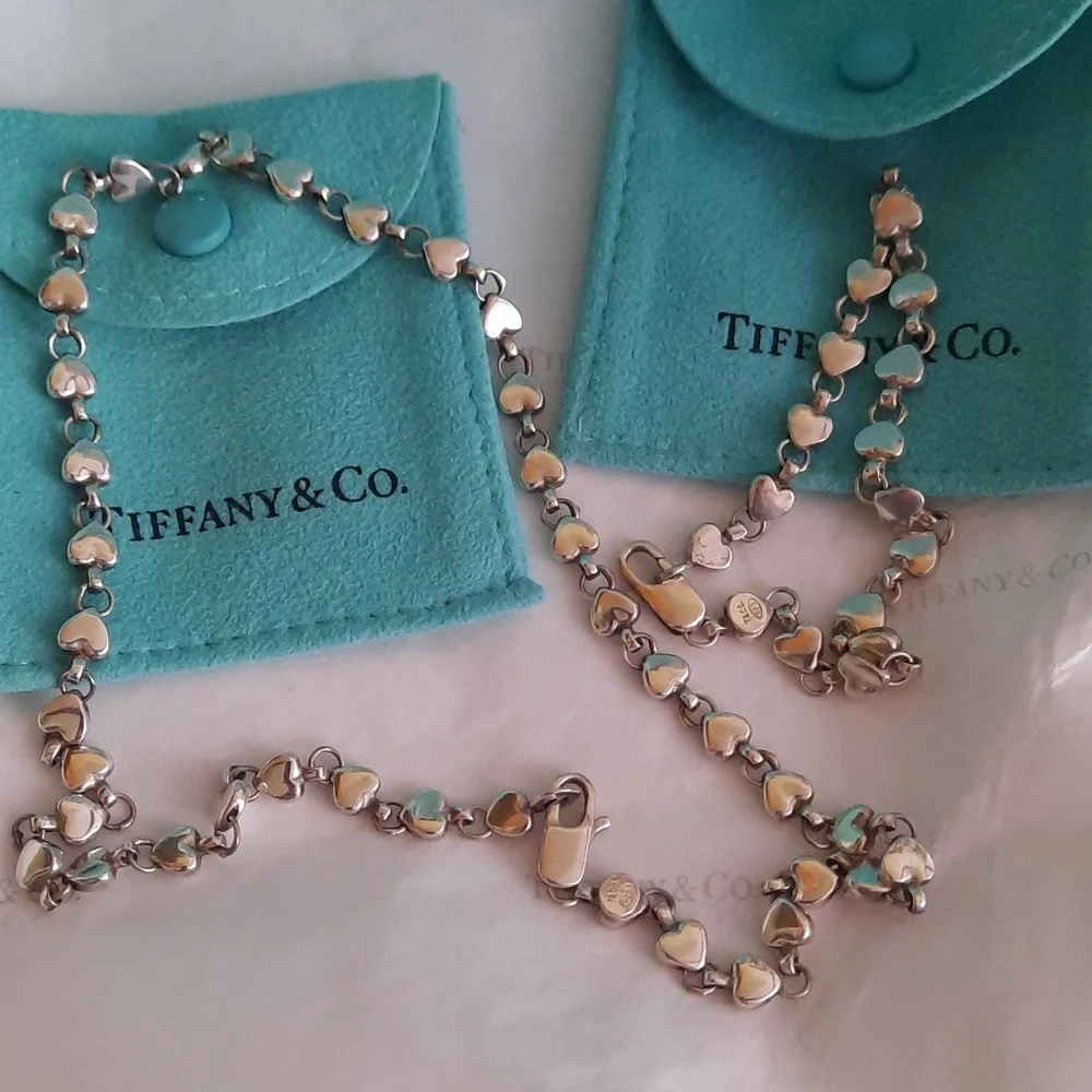 ON HOLD Tiffany & Co. Heart Necklace & Bracelet Set - Picture 2 of 5